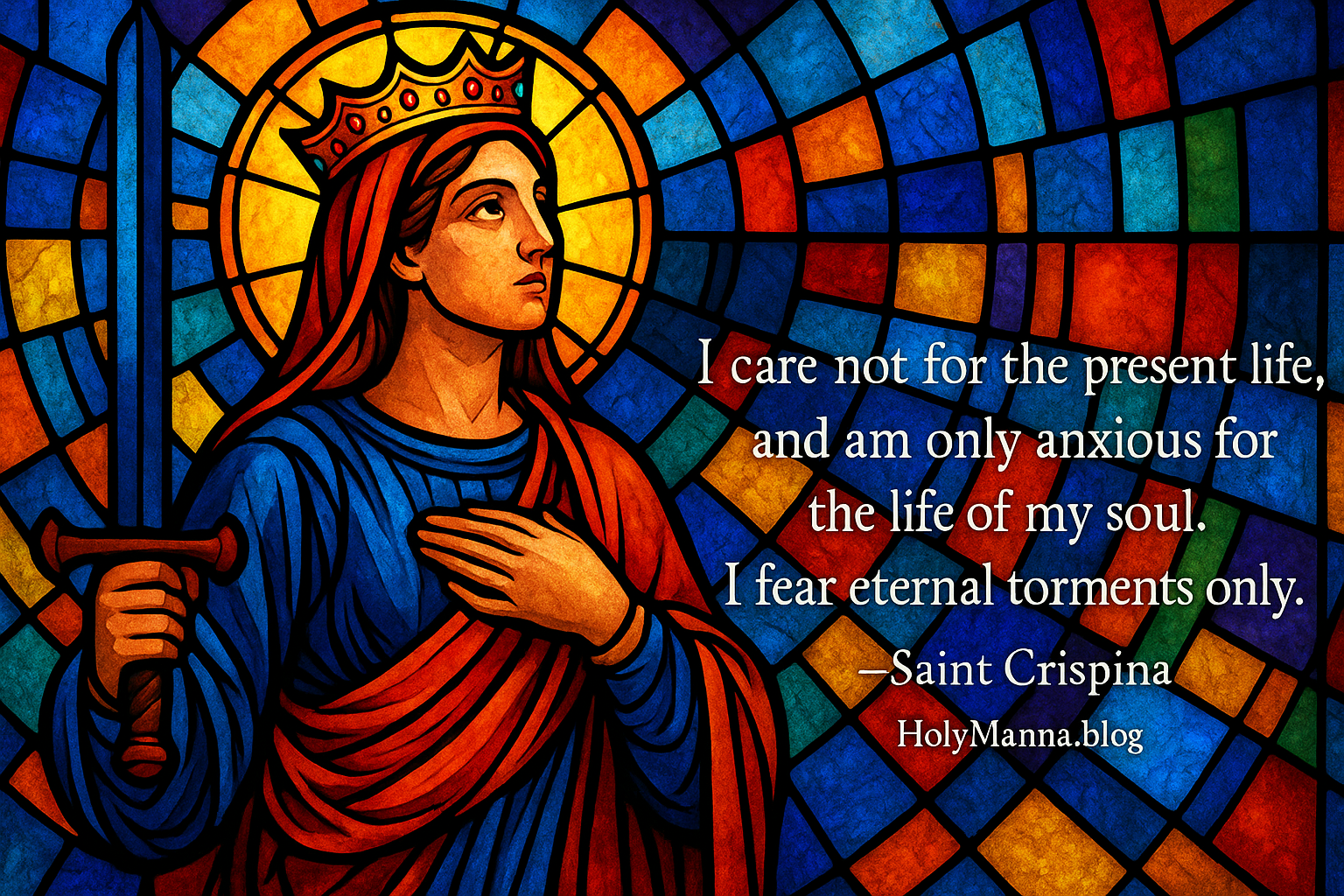 December 5th – Saint of the Day: Saint Crispina, Martyr