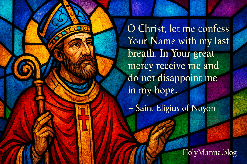 December 1st – Saint of the Day: Saint Eligius of Noyon,&nbsp;Bishop