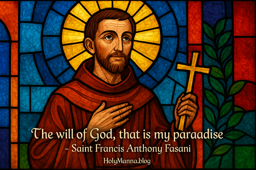 November 29th – Saint of the Day: Saint Francis Anthony Fasani,&nbsp;Mystic