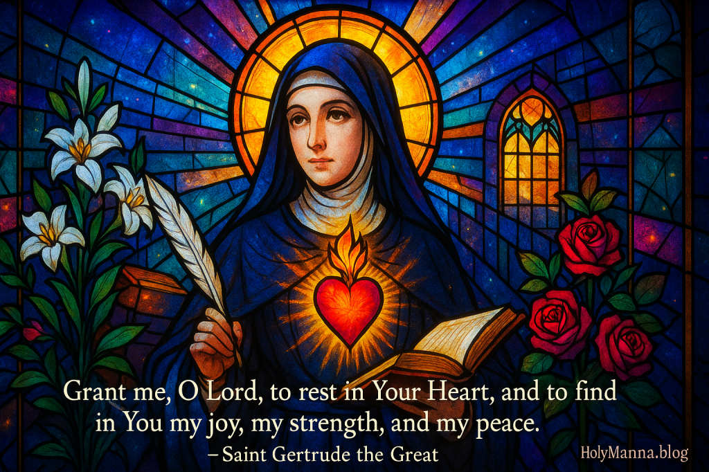 November 16th – Saint of the Day: Saint Gertrude the Great,&nbsp;Mystic