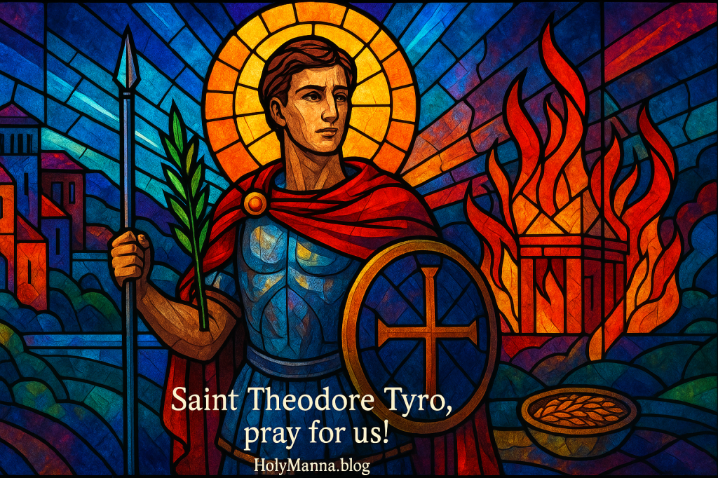 November 9th – Saint of the Day: Saint Theodore Tyro,&nbsp;Martyr