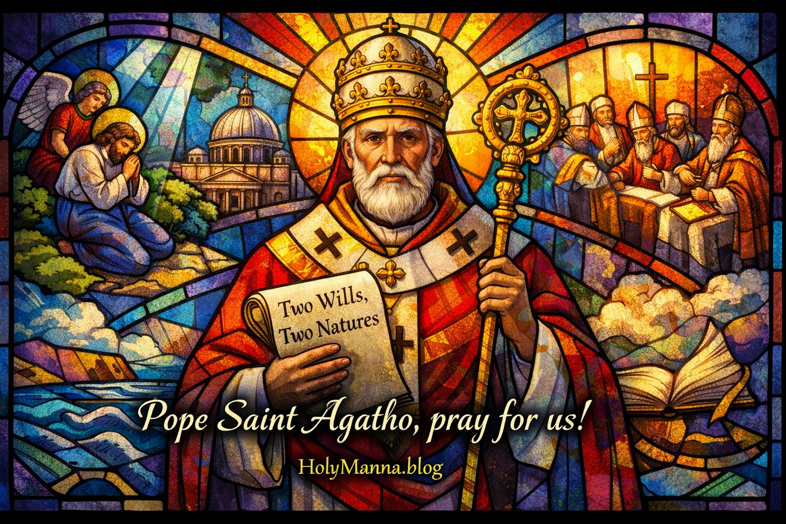 January 10th – Saint of the Day: Pope Saint Agatho