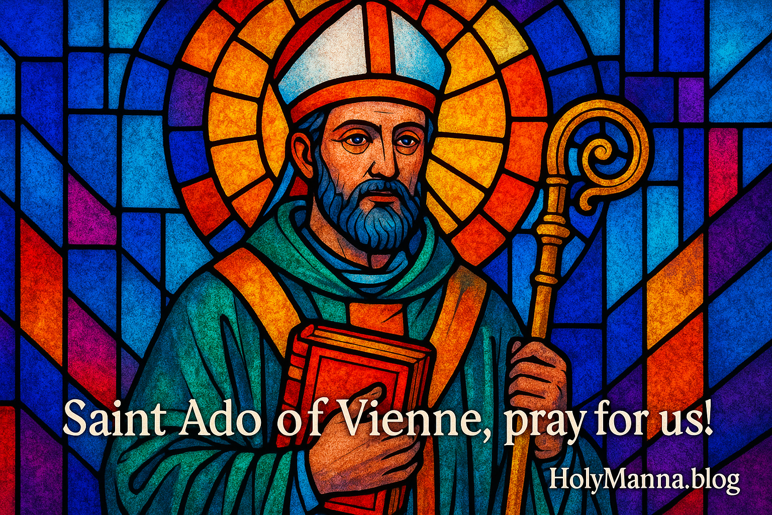 December 16th – Saint of the Day: Saint Ado of Vienne, Archbishop & Martyrologist