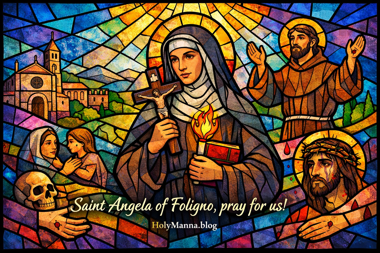 January 4th – Saint of the Day: Saint Angela of Foligno,&nbsp;Mystic