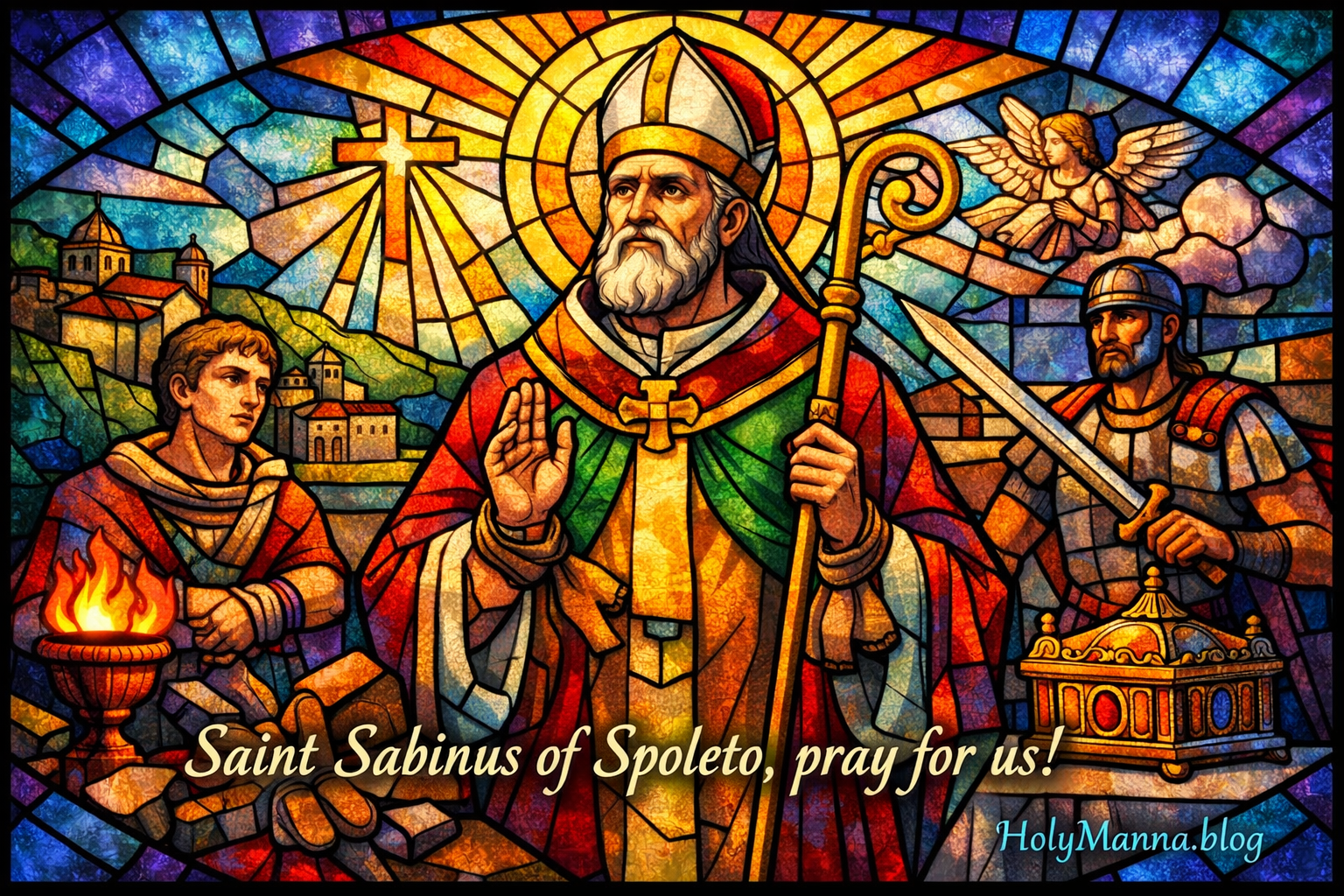 December 30th – Saint of the Day: Saint Sabinus of Spoleto, Bishop &&nbsp;Martyr