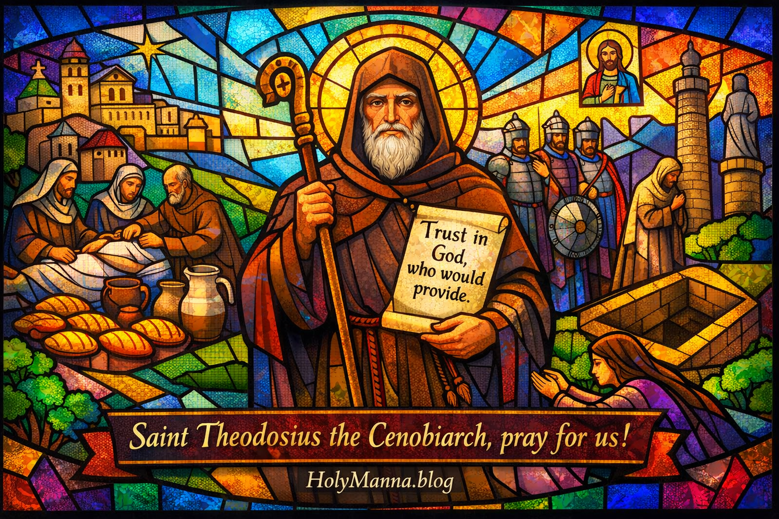 January 11th – Saint of the Day: Saint Theodosius the Cenobiarch