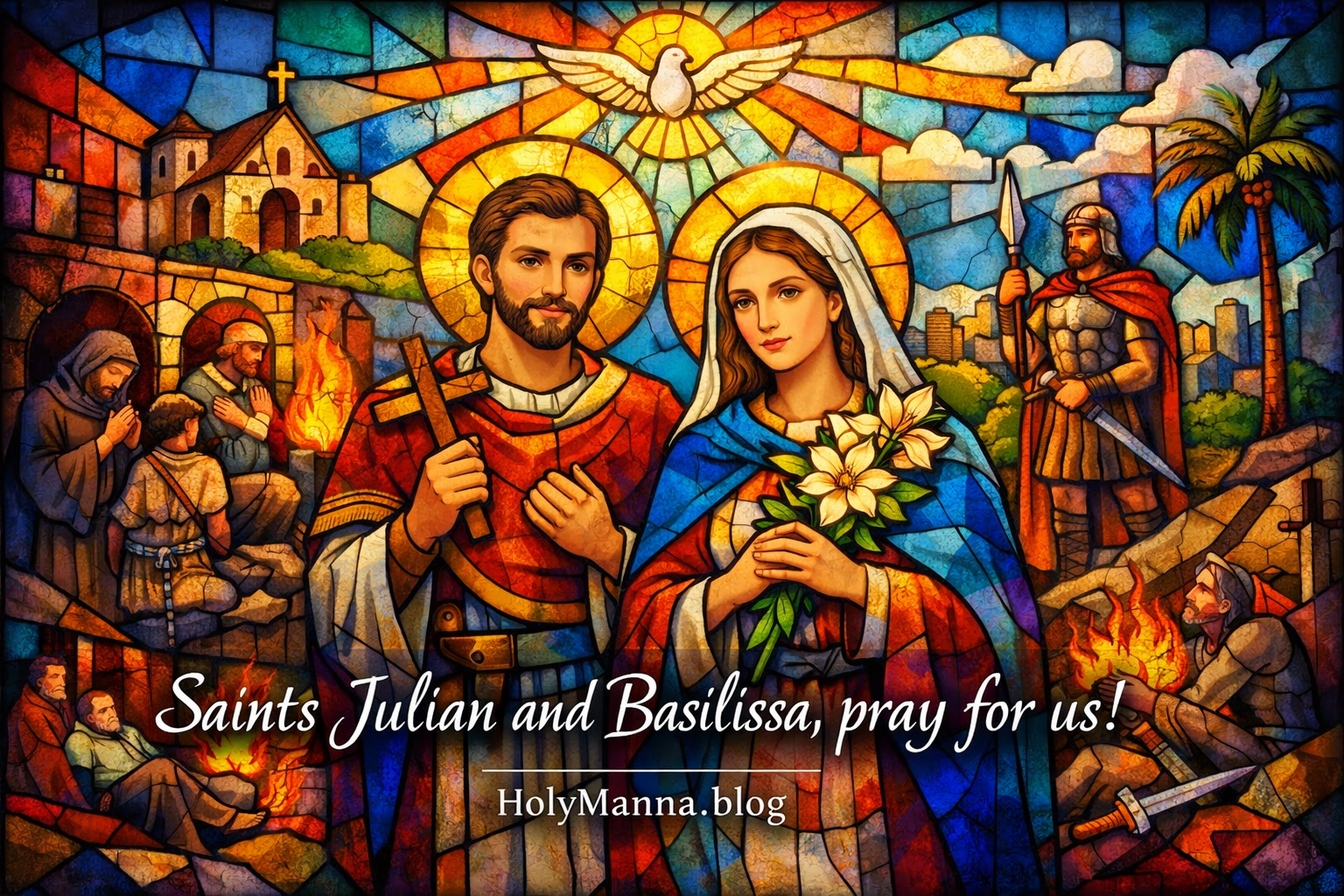 January 9th – Saint of the Day: Saints Julian & Basilissa,&nbsp;Martyrs