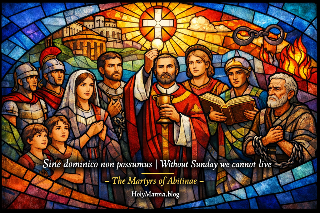 February 12th – Saint of the Day: The Martyrs of Abitinae (Saints Saturninus, Dativus, Emeritus and&nbsp;Companions)