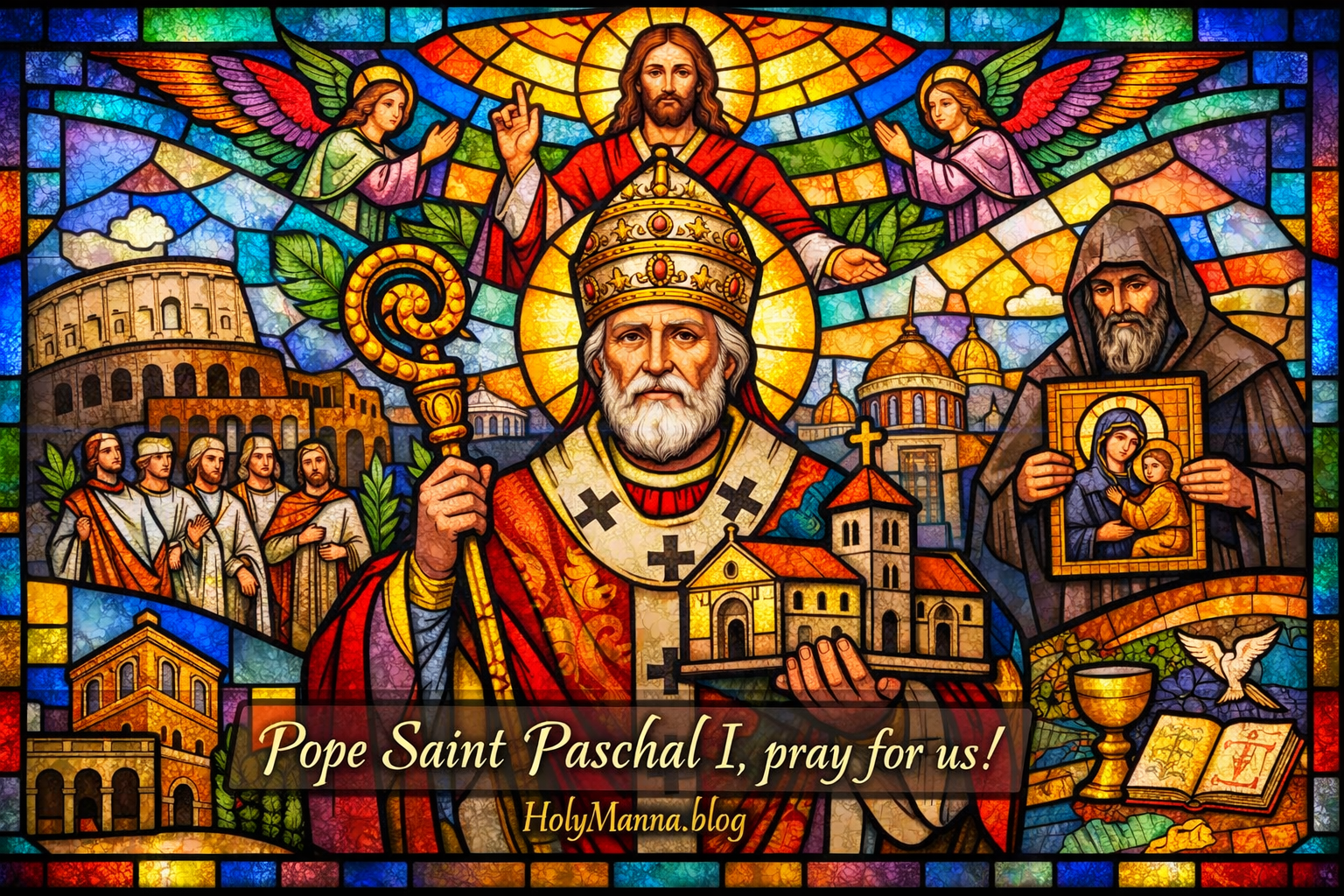 February 11th – Saint of the Day: Pope Saint Paschal&nbsp;I