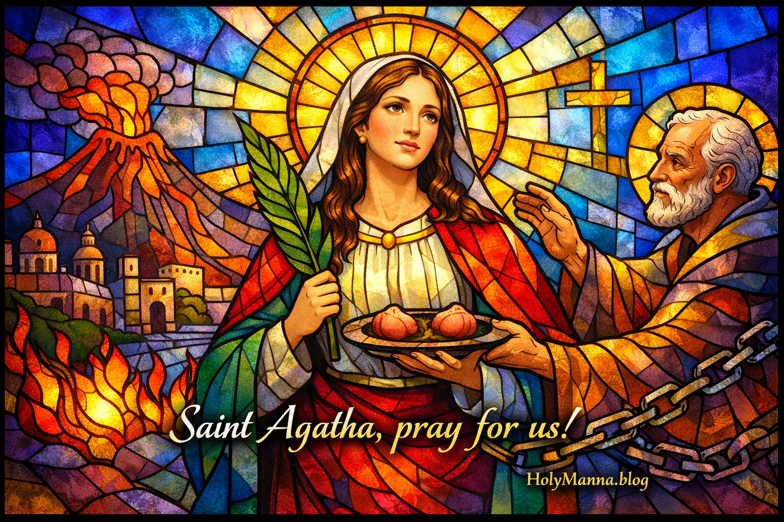 February 5th – Saint of the Day: Saint Agatha, Virgin & Martyr