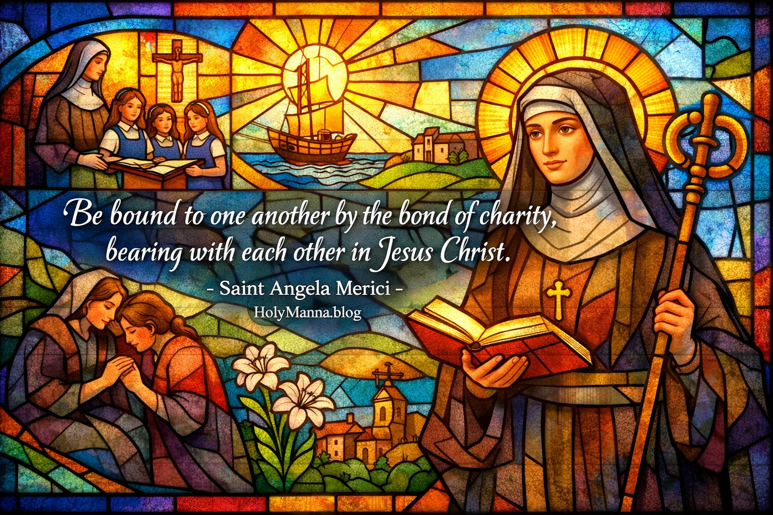 January 27th – Saint of the Day: Saint Angela Merici, Virgin & Founder of the Ursulines