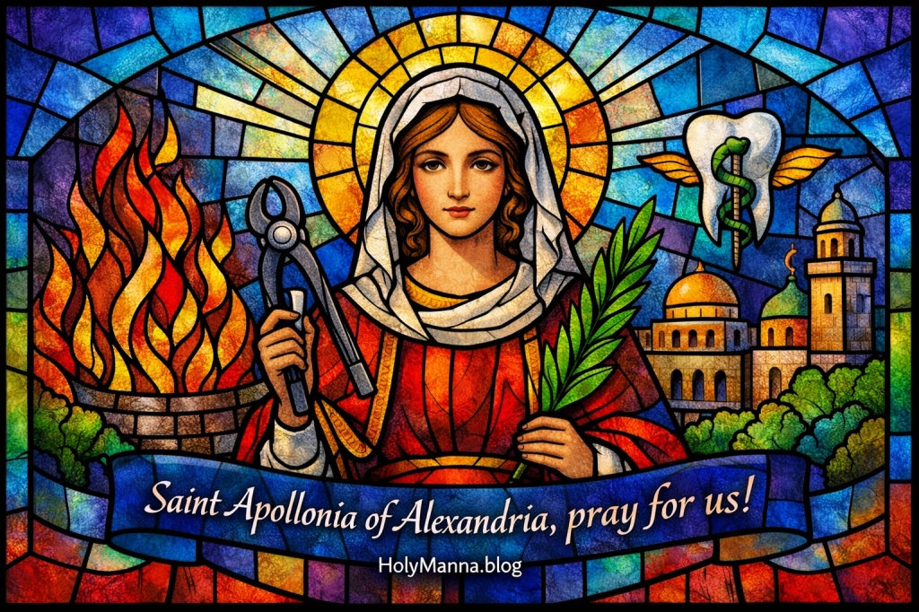 February 9th – Saint of the Day: Saint Apollonia of Alexandria, Virgin &&nbsp;Martyr