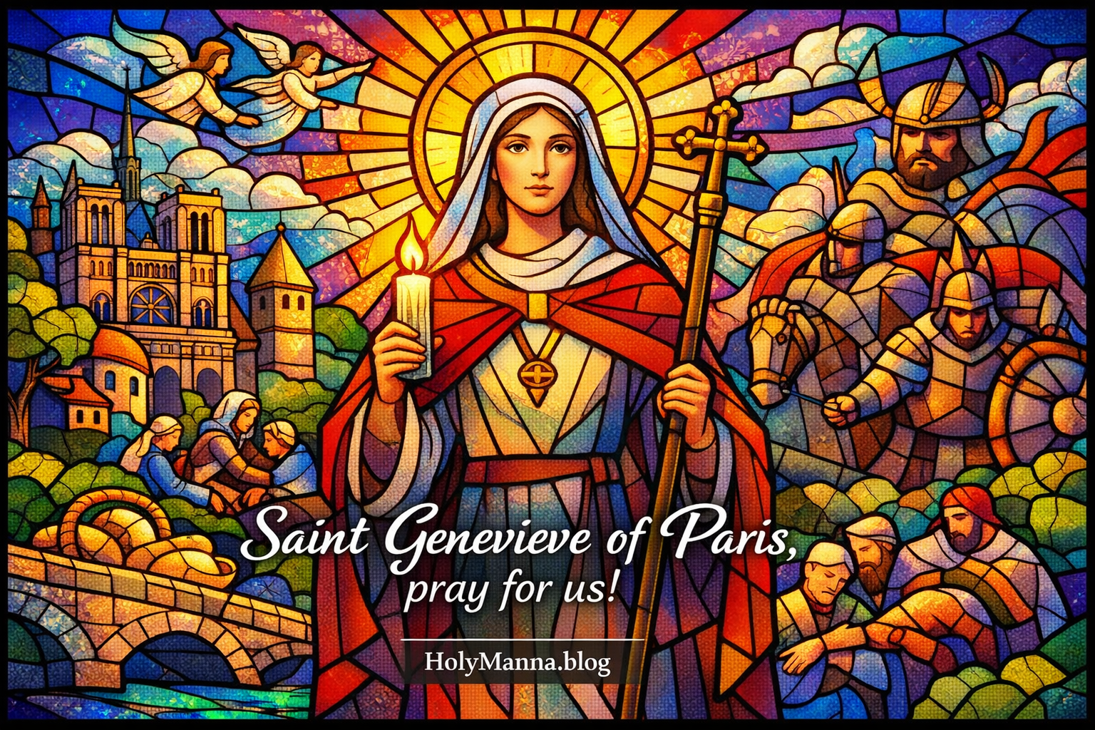 January 3rd – Saint of the Day: Saint Geneviève of Paris,&nbsp;Virgin