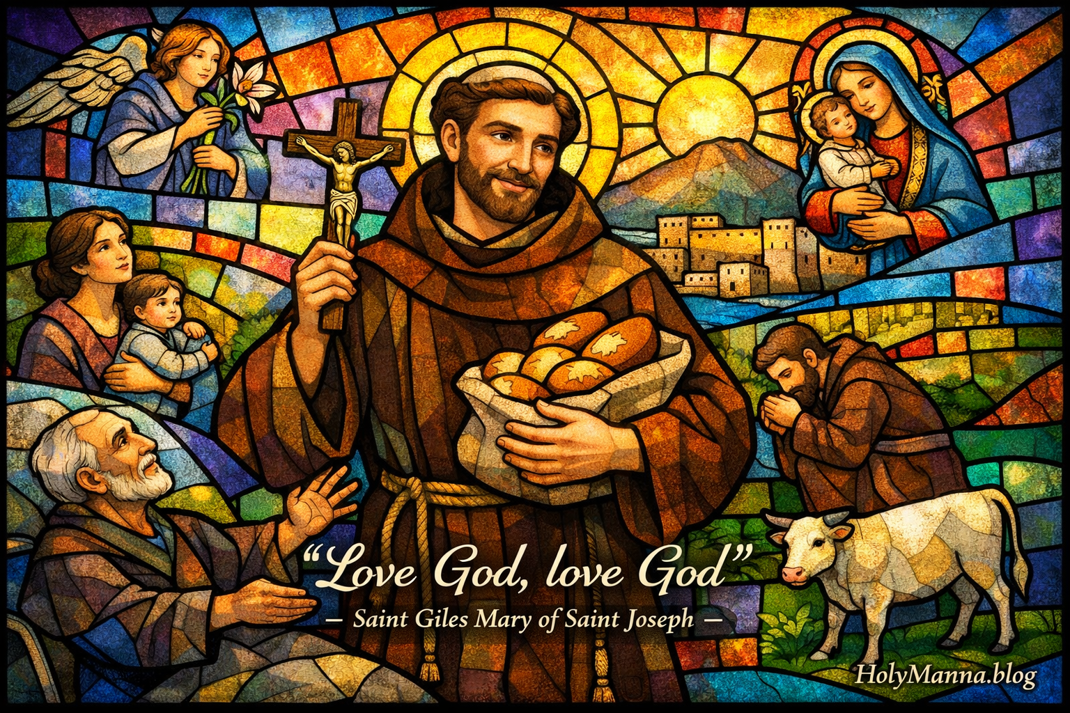 February 7th – Saint of the Day: Saint Giles Mary of Saint Joseph (Egidio Maria di San Giuseppe), Franciscan Brother