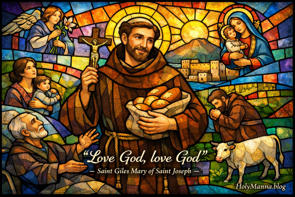 February 7th – Saint of the Day: Saint Giles Mary of Saint Joseph (Egidio Maria di San Giuseppe), Franciscan&nbsp;Brother