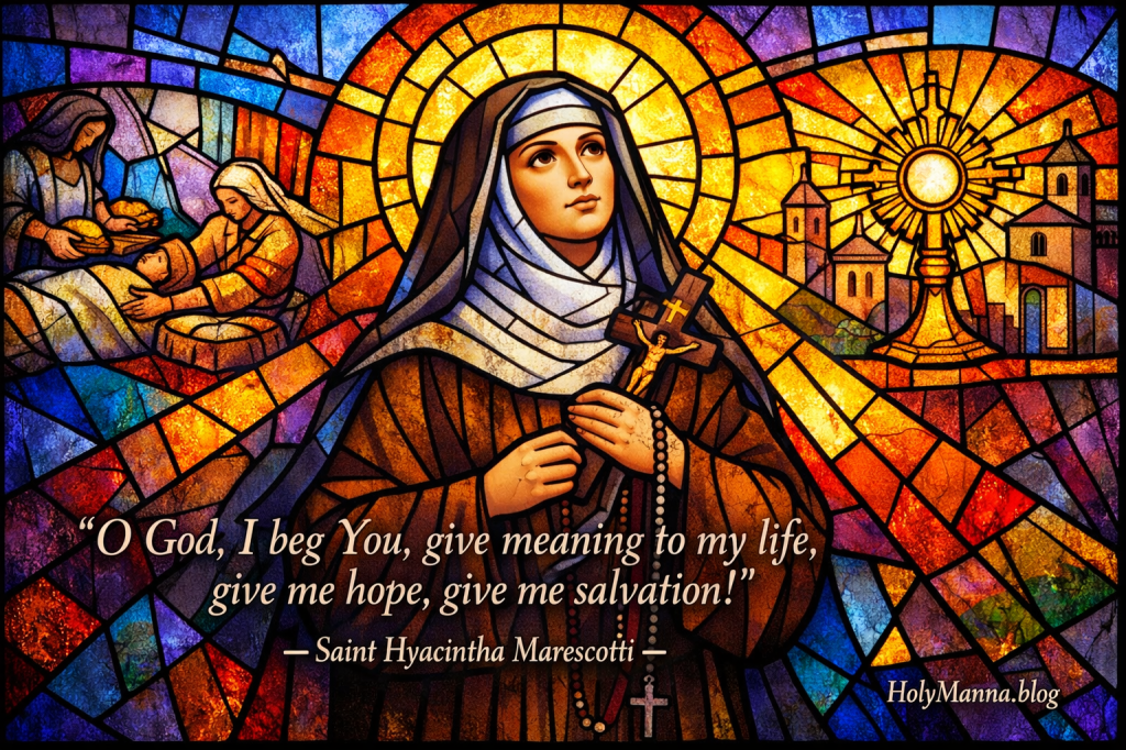 January 30th – Saint of the Day: Saint Hyacintha (Giacinta) Marescotti, Religious Sister &&nbsp;Noblewoman