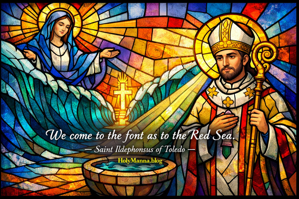 January 23rd – Saint of the Day: Saint Ildephonsus of Toledo, Archbishop &&nbsp;Theologian