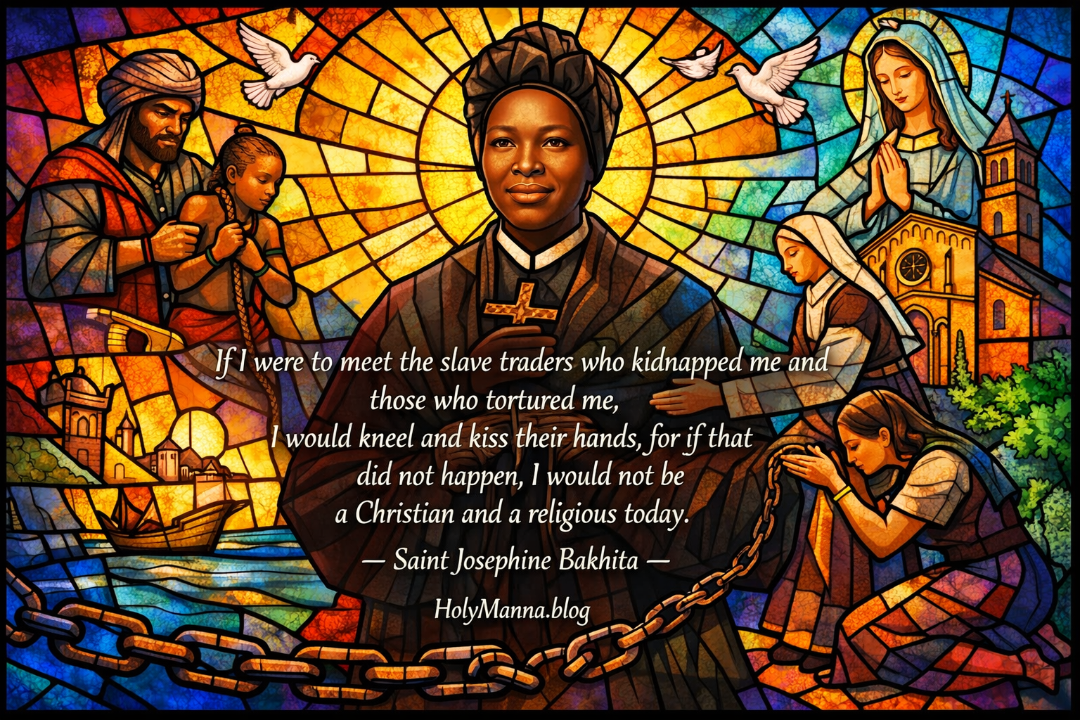 February 8th – Saint of the Day: Saint Josephine Bakhita, Virgin & Canossian&nbsp;Sister