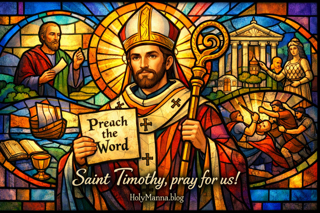 January 26th – Saint of the Day: Saint Timothy, Bishop &&nbsp;Martyr