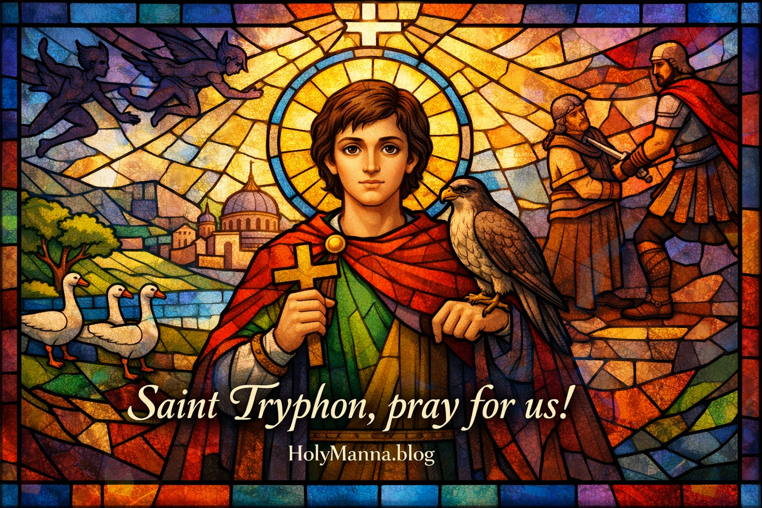 February 1st – Saint of the Day: Saint Tryphon (Tryphonius), Martyr