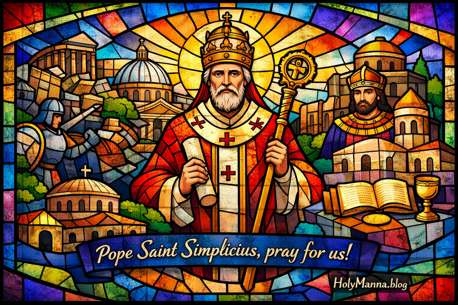 March 10th – Saint of the Day: Pope Saint&nbsp;Simplicius