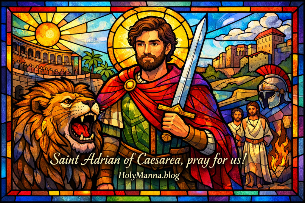 March 5th – Saint of the Day: Saint Adrian of Caesarea,&nbsp;Martyr