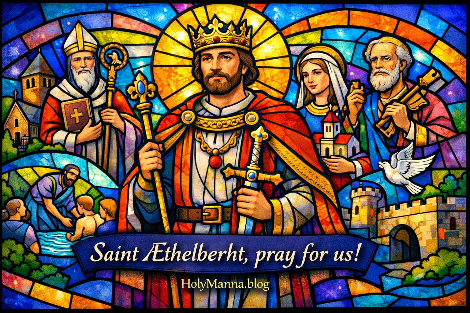 February 24th – Saint of the Day: Saint Æthelberht (Ethelbert), King of Kent