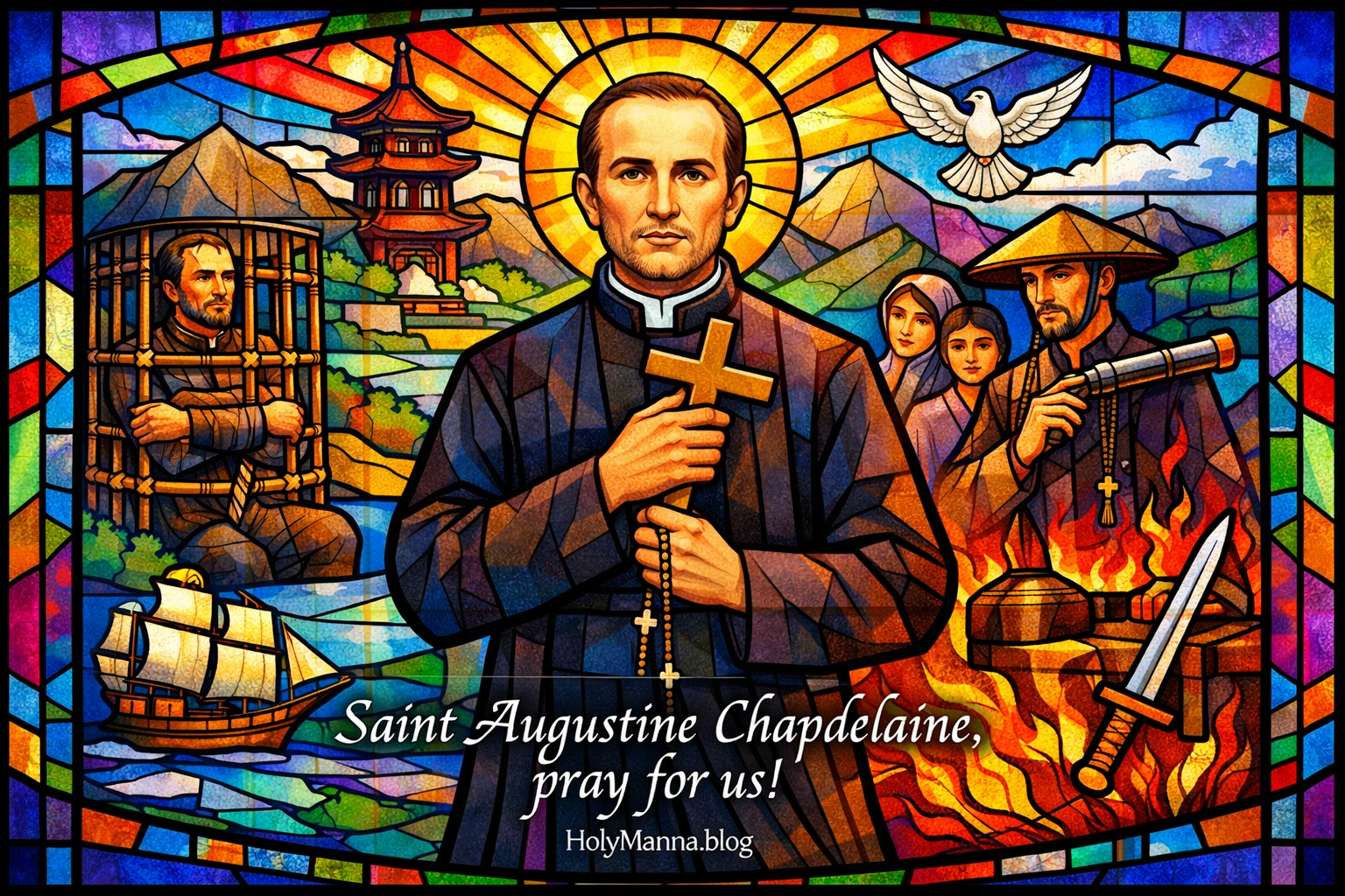 February 28th – Saint of the Day: Saint Augustine Chapdelaine, Missionary Priest &&nbsp;Martyr