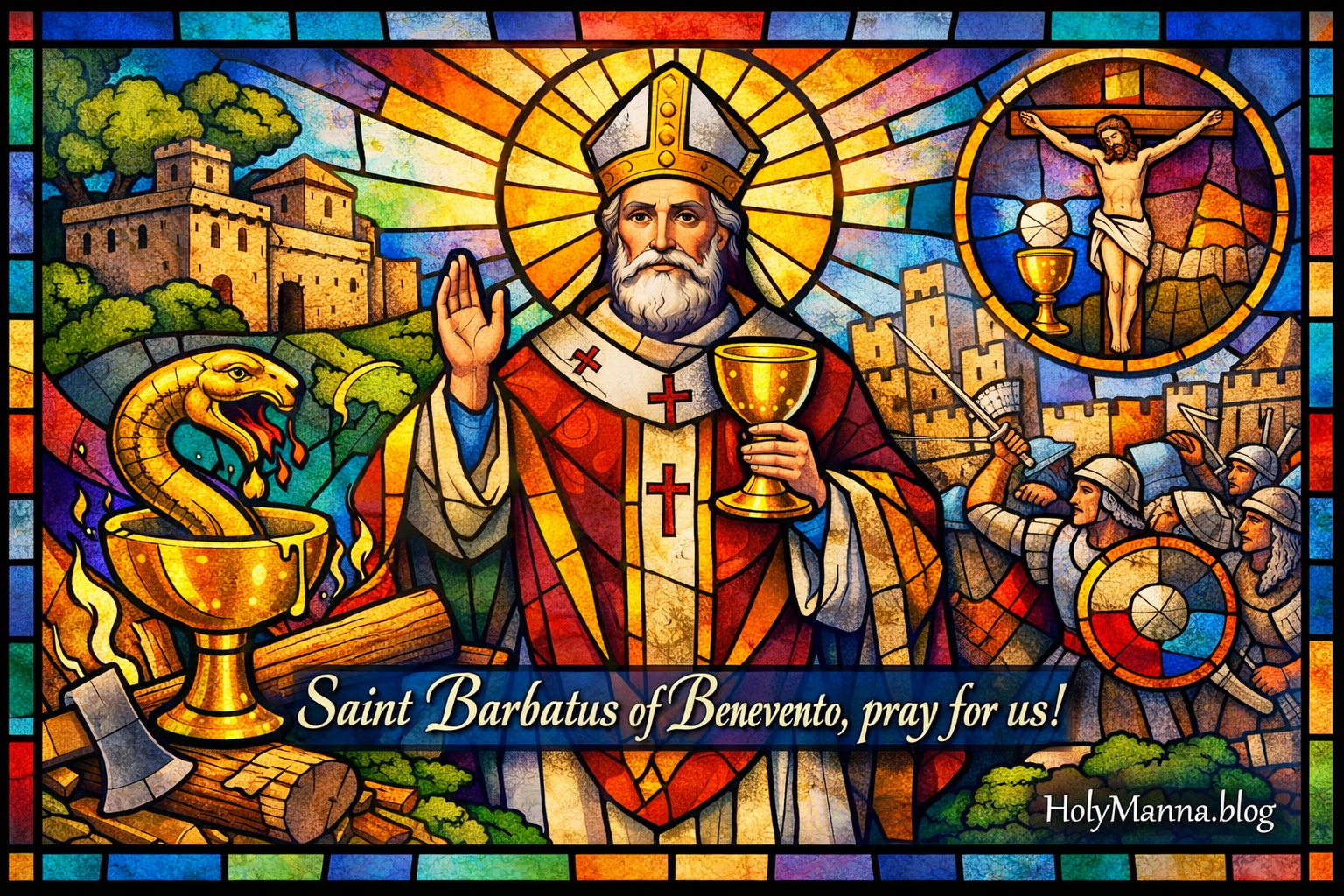 February 19th – Saint of the Day: Saint Barbatus of Benevento, Bishop