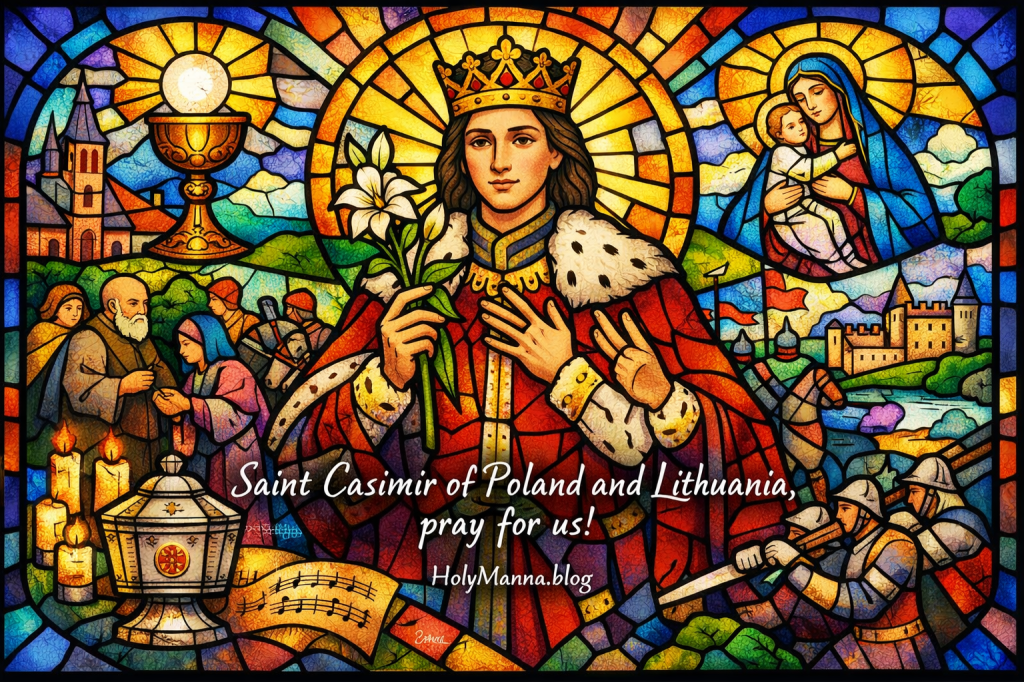March 4th – Saint of the Day: Saint Casimir of Poland and Lithuania,&nbsp;Royal