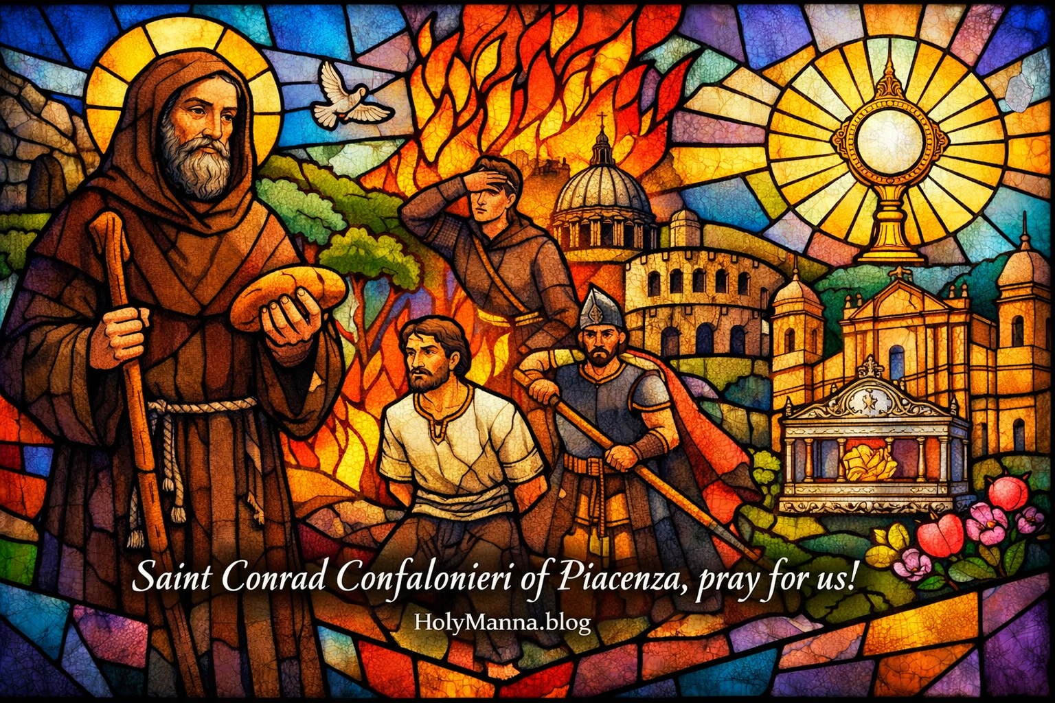 February 19th – Saint of the Day: Saint Conrad Confalonieri of Piacenza, Franciscan Lay&nbsp;Hermit