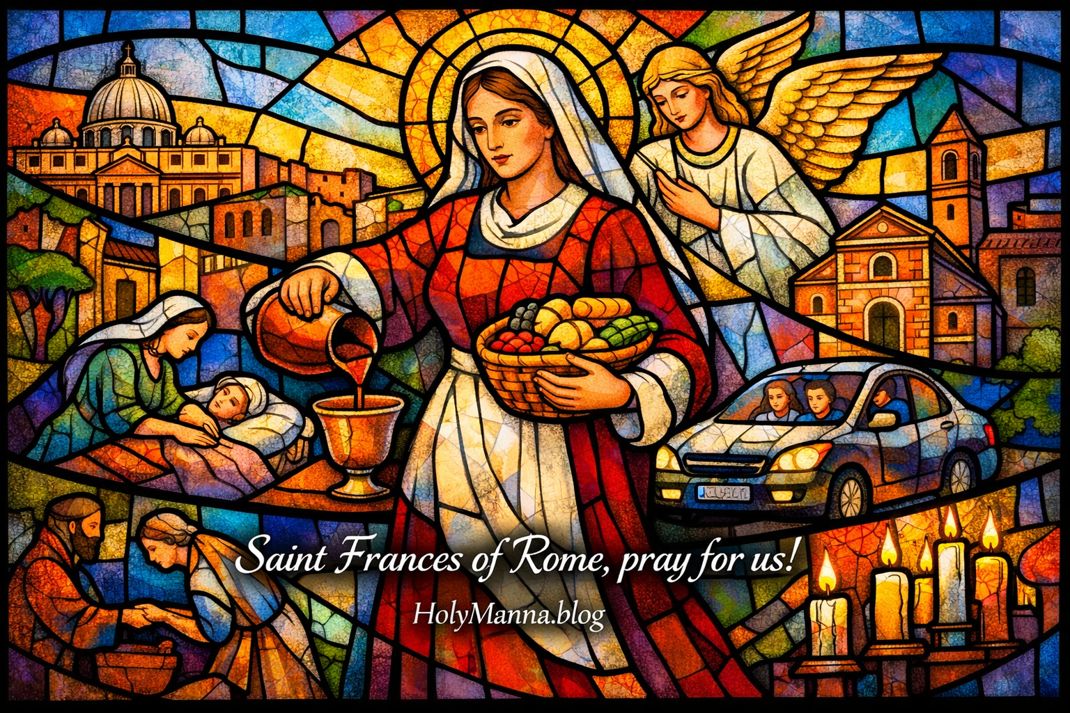 March 9th – Saint of the Day: Saint Frances of Rome, Widow & Oblate&nbsp;Founder