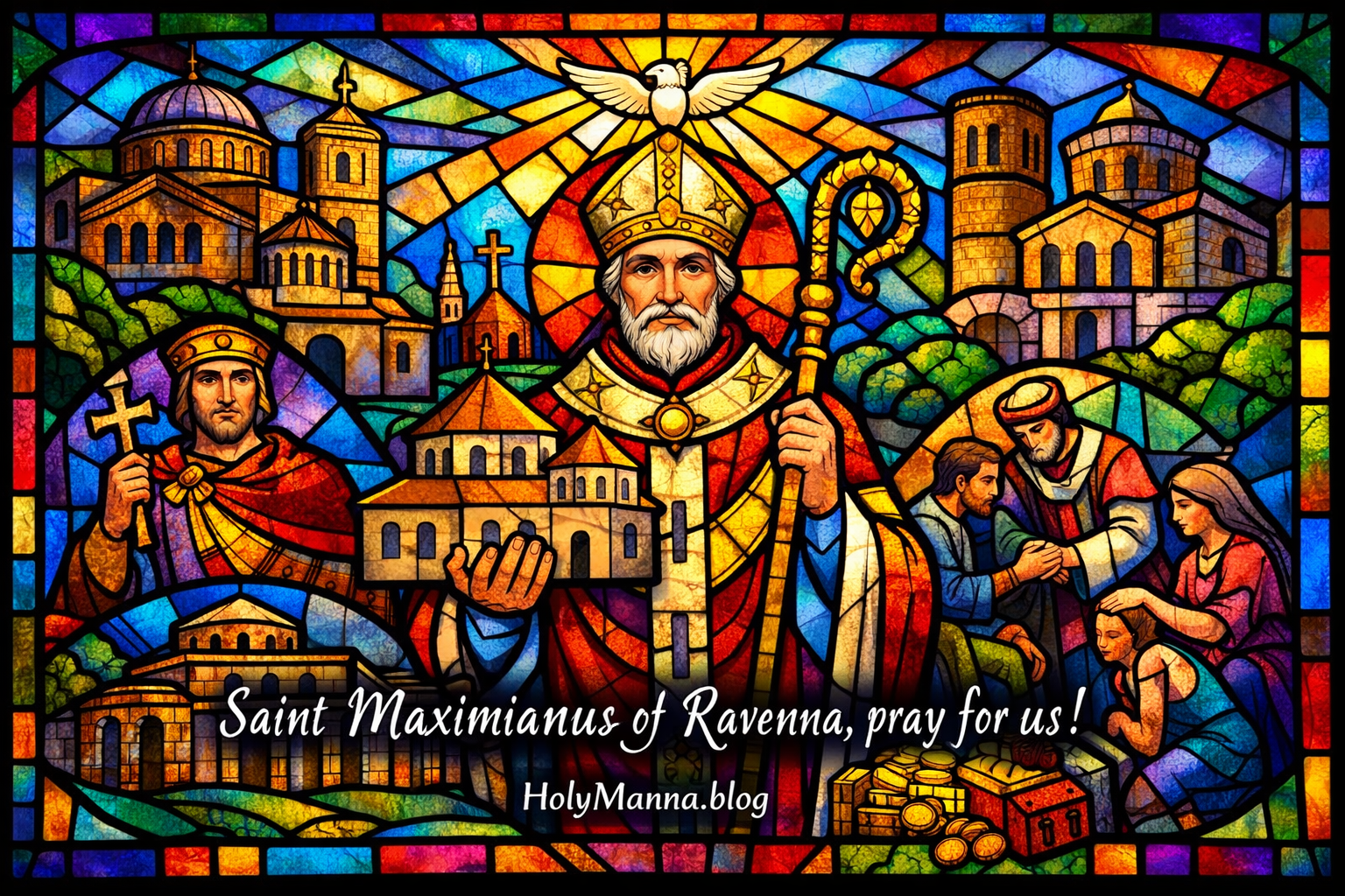 February 22nd – Saint of the Day: Saint Maximianus of Ravenna, Archbishop