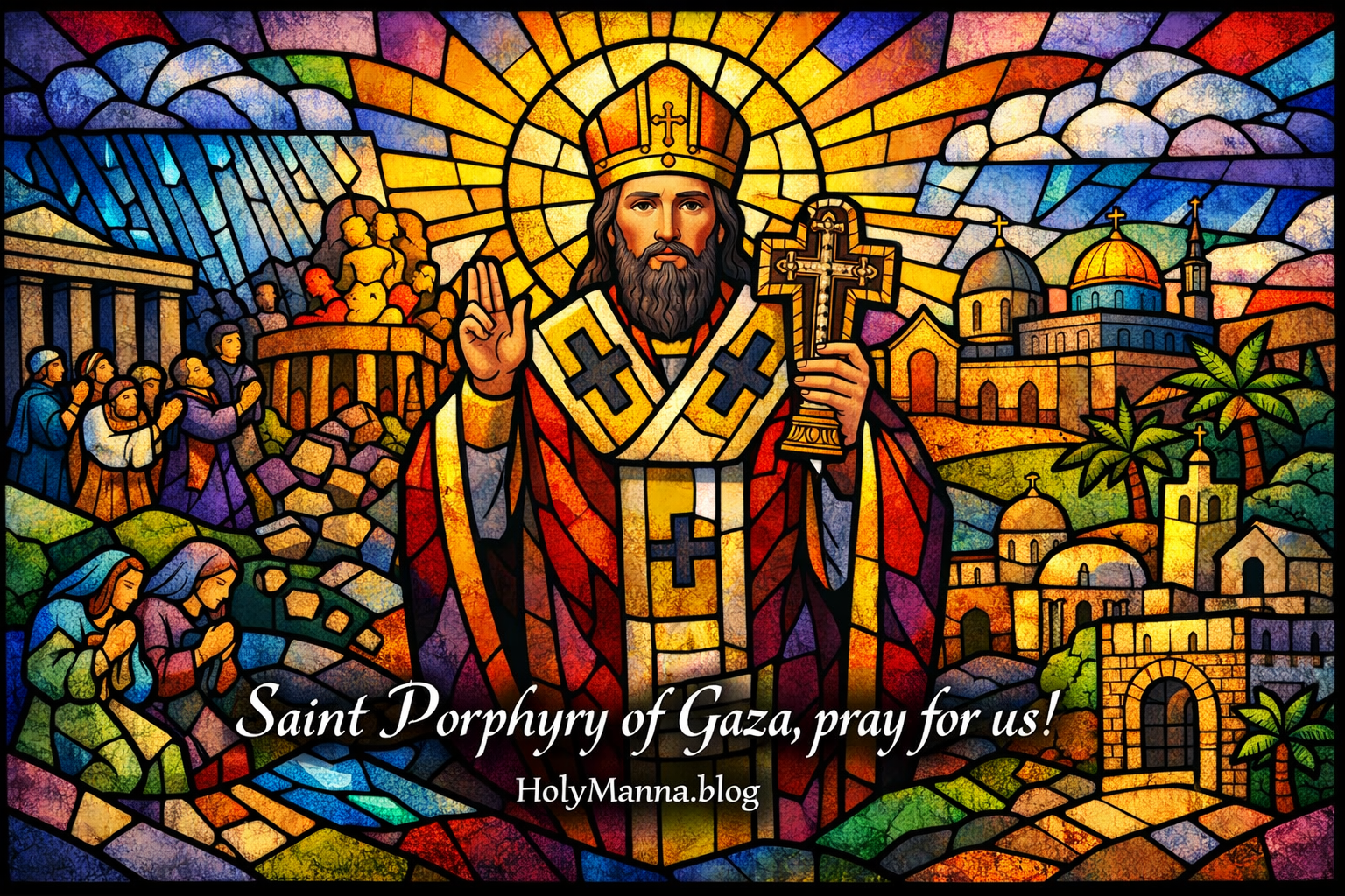 February 26th – Saint of the Day: Saint Porphyry of Gaza,&nbsp;Bishop
