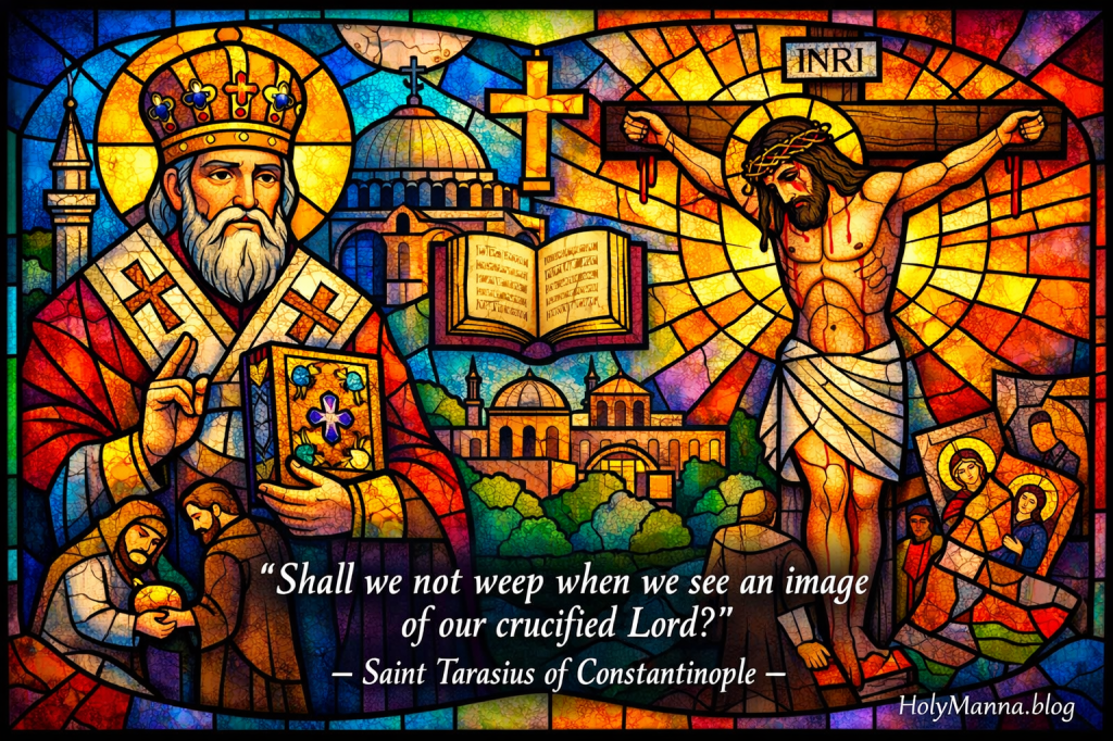 February 18th – Saint of the Day: Saint Tarasius of Constantinople,&nbsp;Patriarch