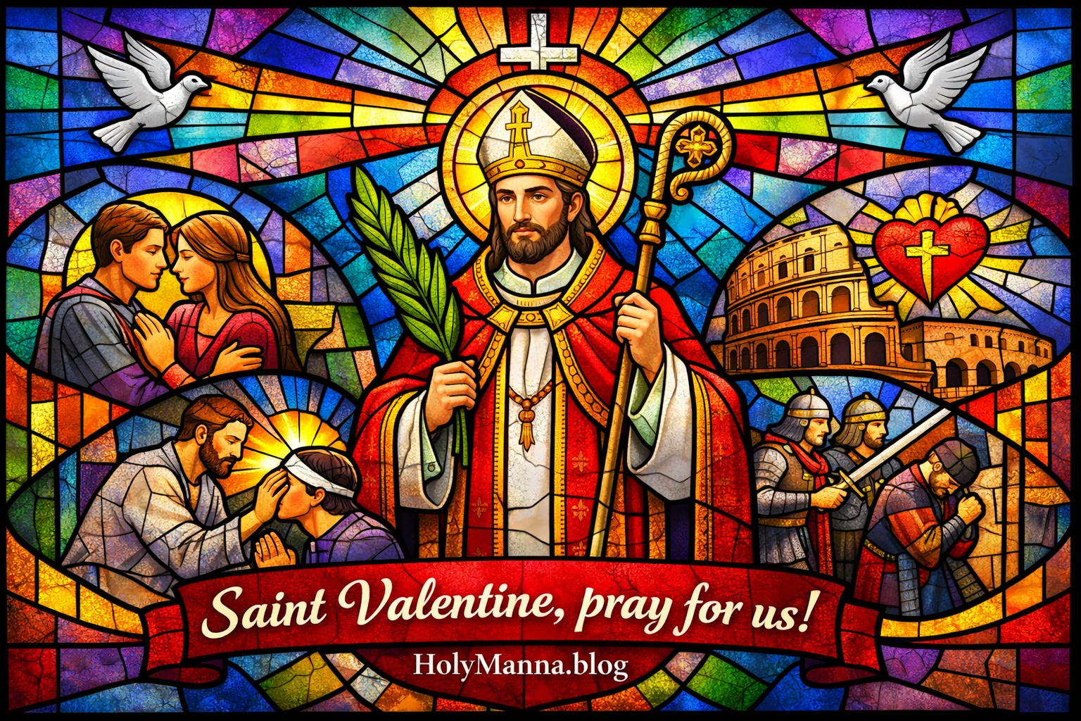 February 14th – Saint of the Day: Saint Valentine, Bishop & Martyr