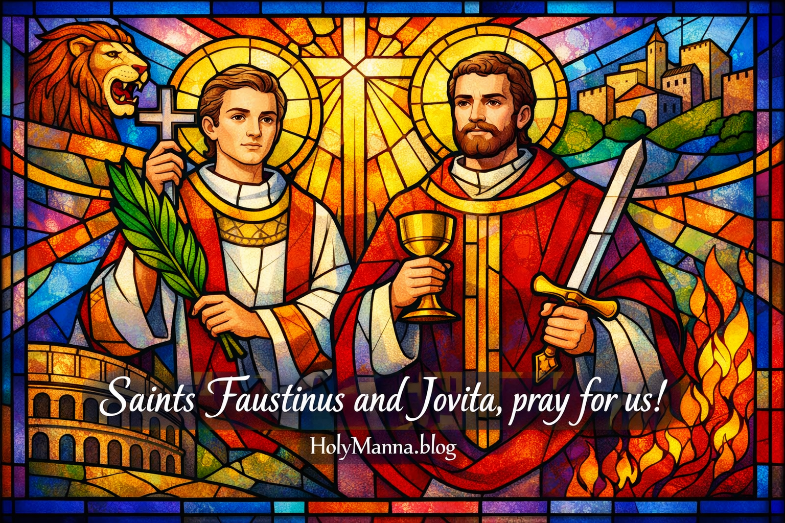 February 15th – Saint of the Day: Saints Faustinus and Jovita, Martyrs