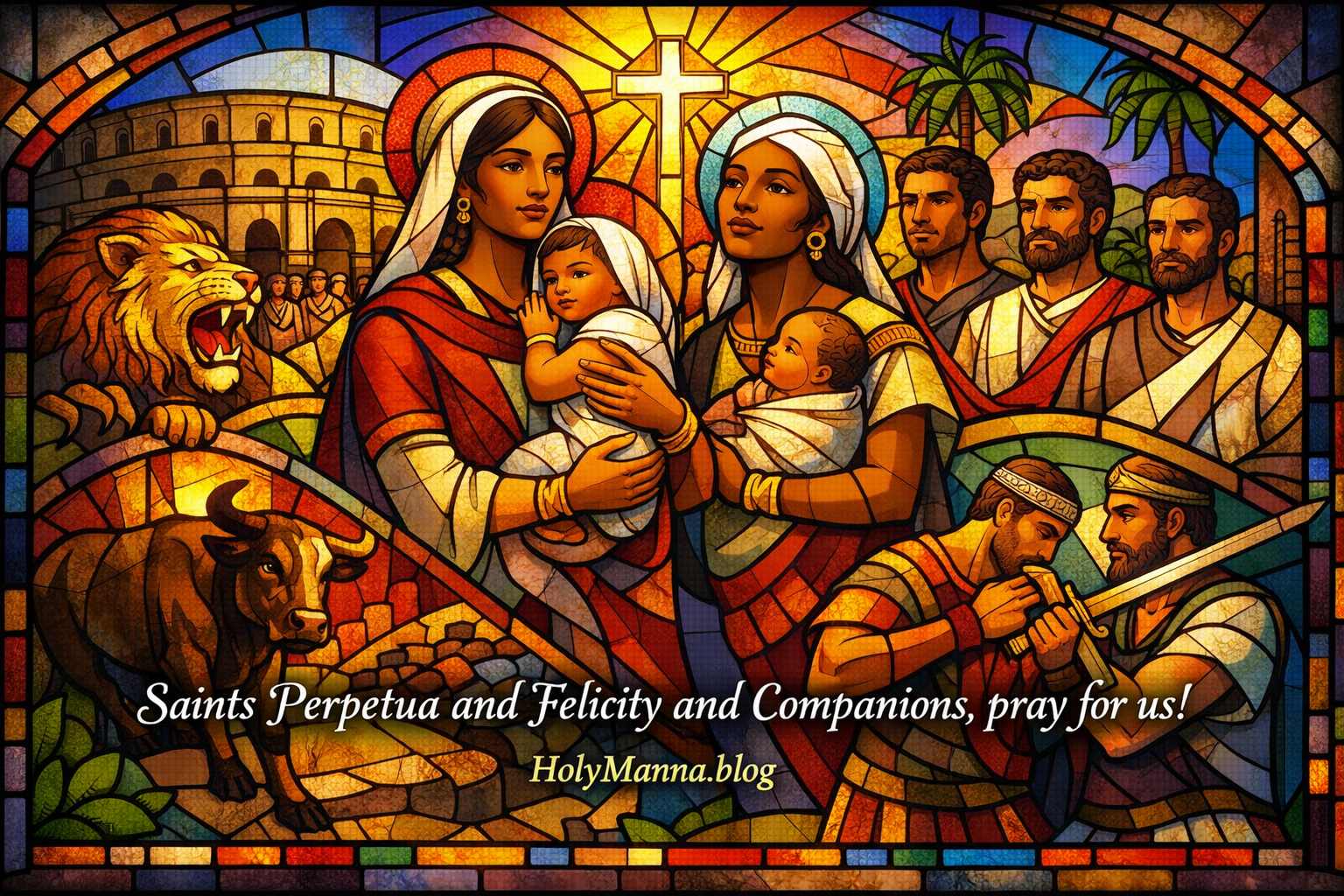 March 7th – Saint of the Day: Saints Perpetua and Felicity and Companions,&nbsp;Martyrs
