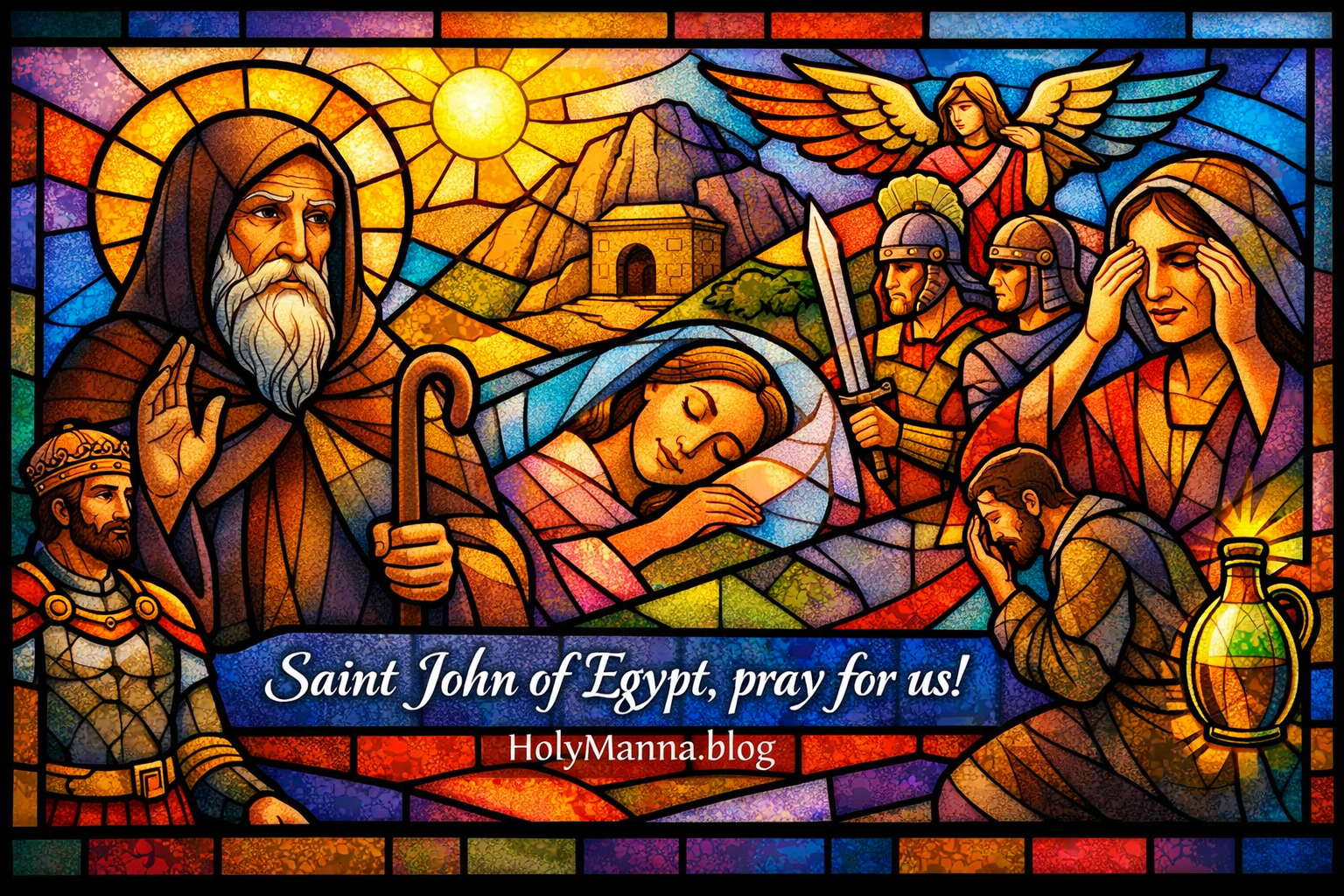 March 27th – Saint of the Day: Saint John of Egypt,&nbsp;Hermit
