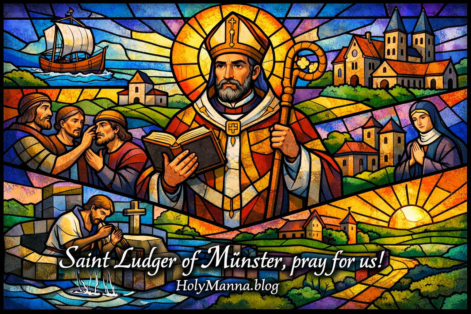 March 26th – Saint of the Day: Saint Ludger of Münster, Missionary&nbsp;Bishop
