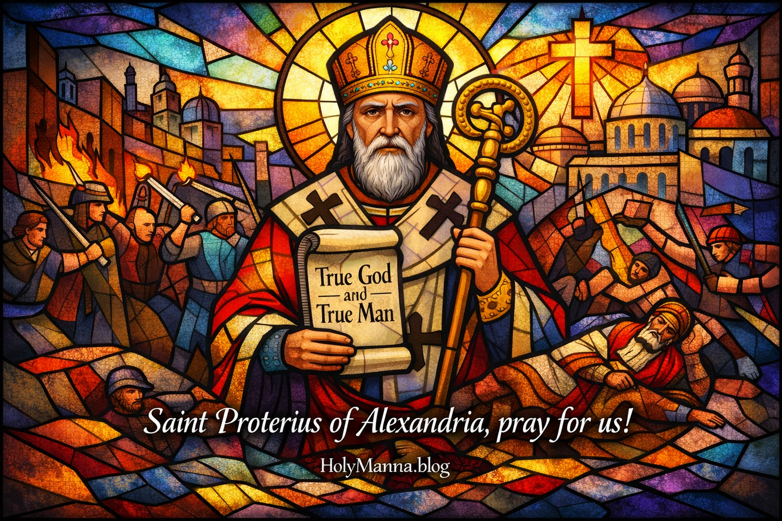 March 28th – Saint of the Day: Saint Proterius of Alexandria, Patriarch &&nbsp;Martyr