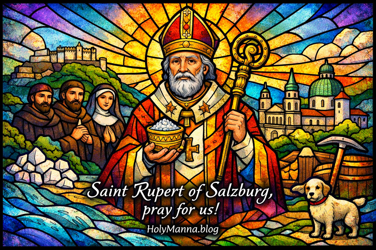 March 27th – Saint of the Day: Saint Rupert of Salzburg, Missionary Bishop &&nbsp;Abbot