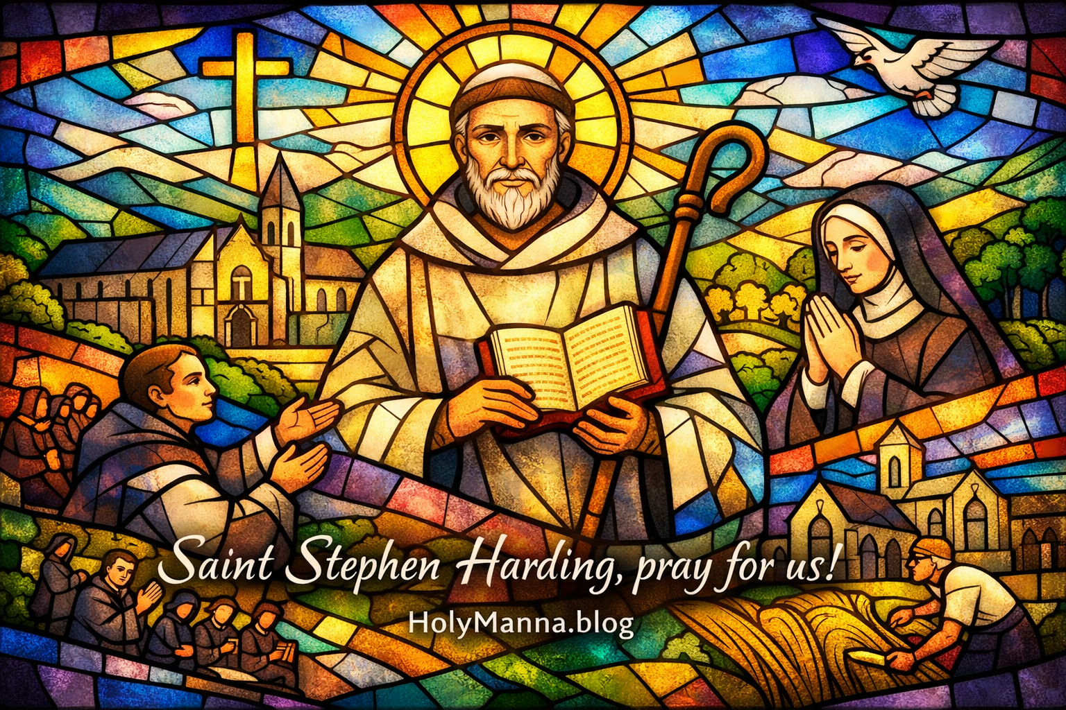 March 28th – Saint of the Day: Saint Stephen Harding, Benedictine Abbot & Founder of Cistercian&nbsp;Order