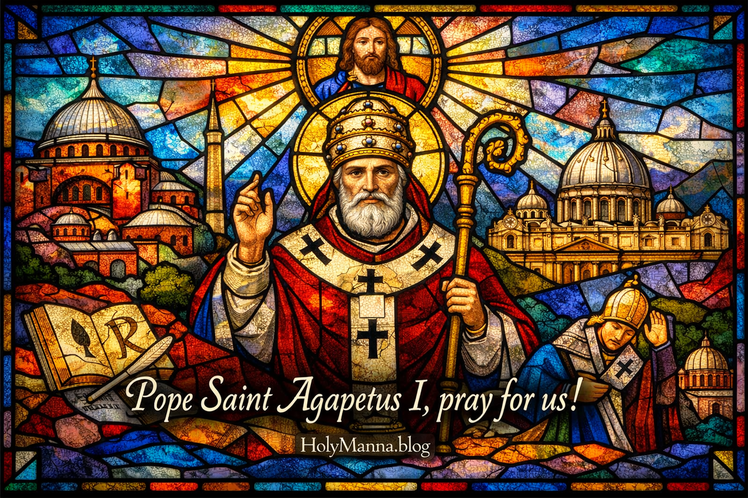 April 22nd – Saint of the Day: Pope Saint Agapetus&nbsp;I