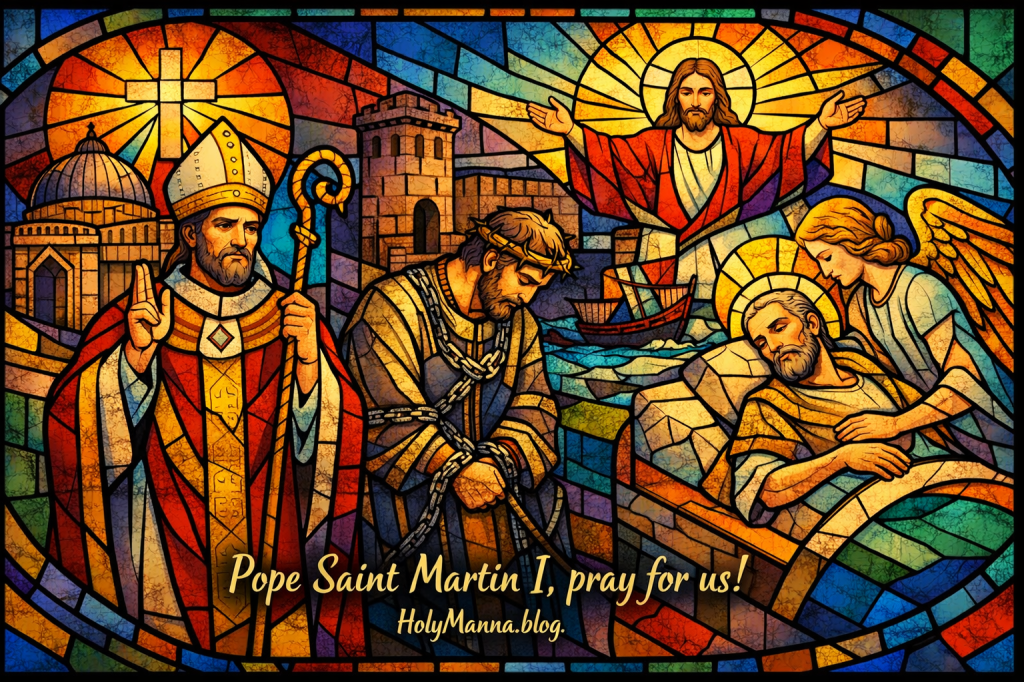 April 13th – Saint of the Day: Pope Saint Martin I, Martyr