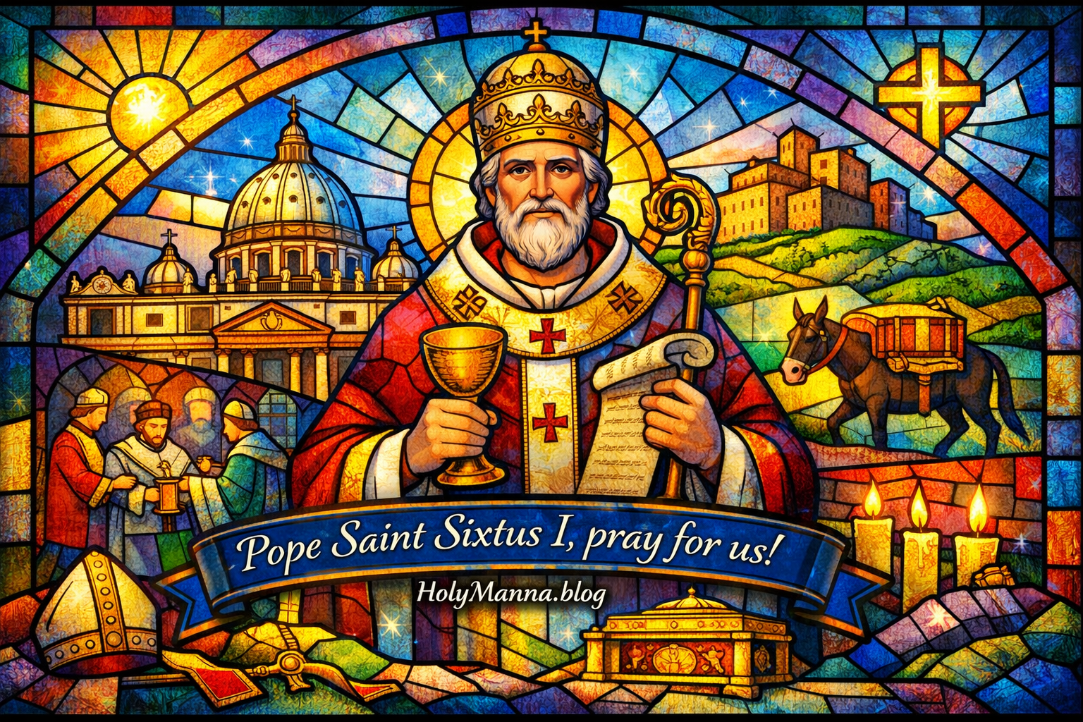 April 6th – Saint of the Day: Pope Saint Sixtus&nbsp;I