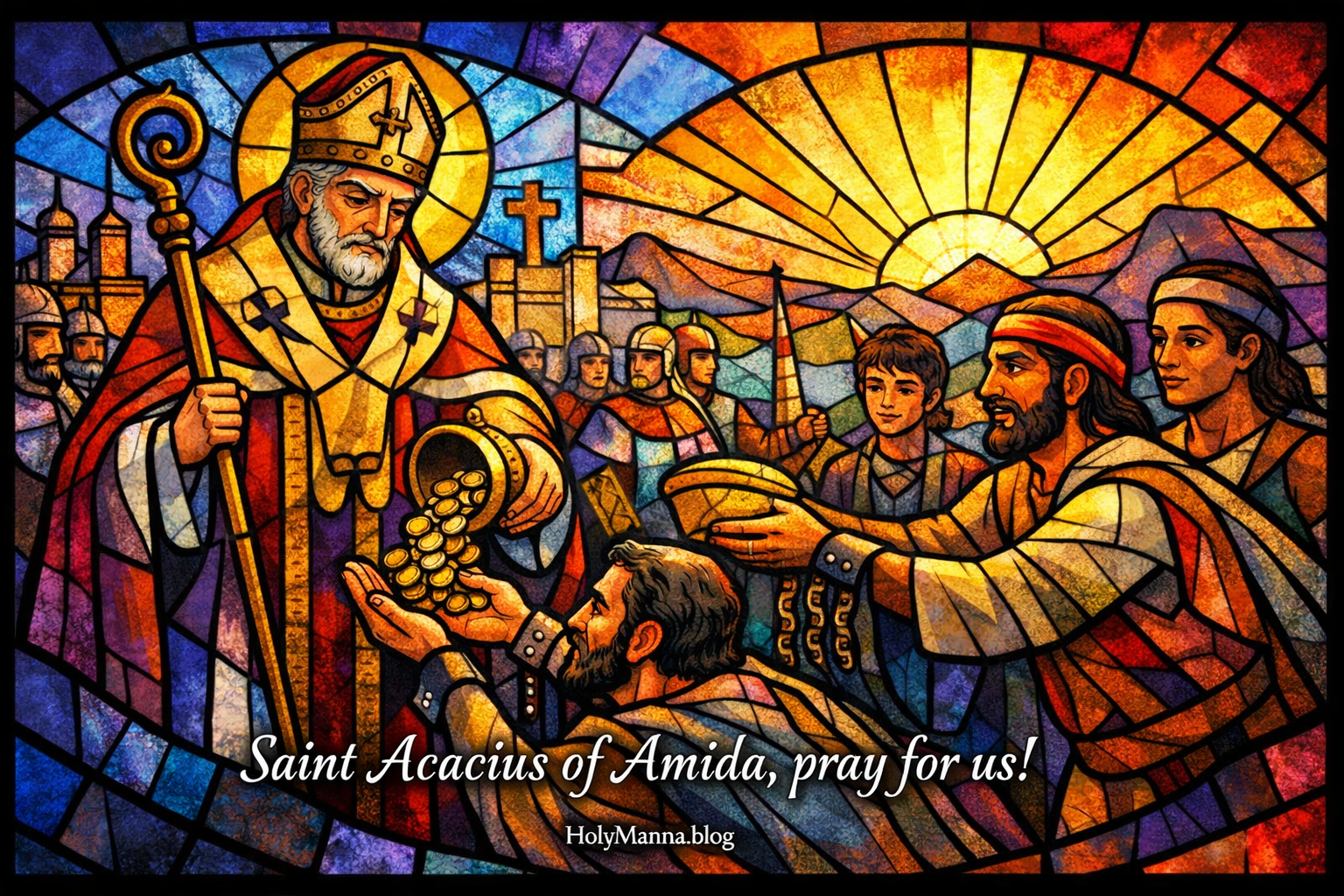 April 9th – Saint of the Day: Saint Acacius of Amida,&nbsp;Bishop