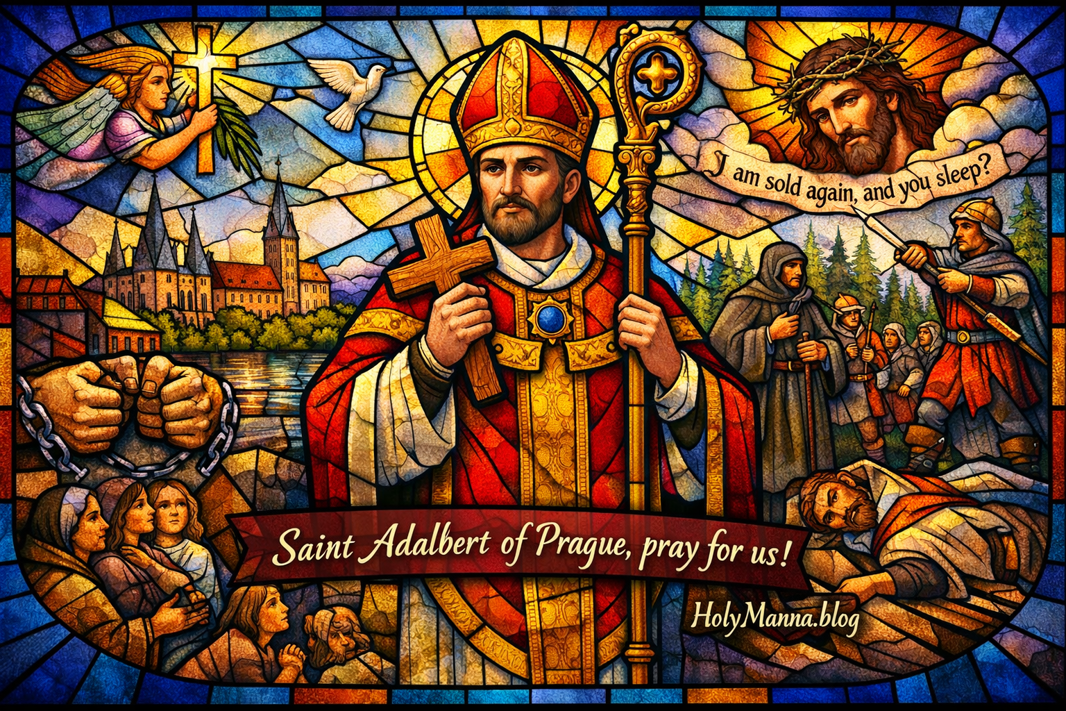 April 23rd – Saint of the Day: Saint Adalbert of Prague, Bishop, Monk, Missionary &&nbsp;Martyr