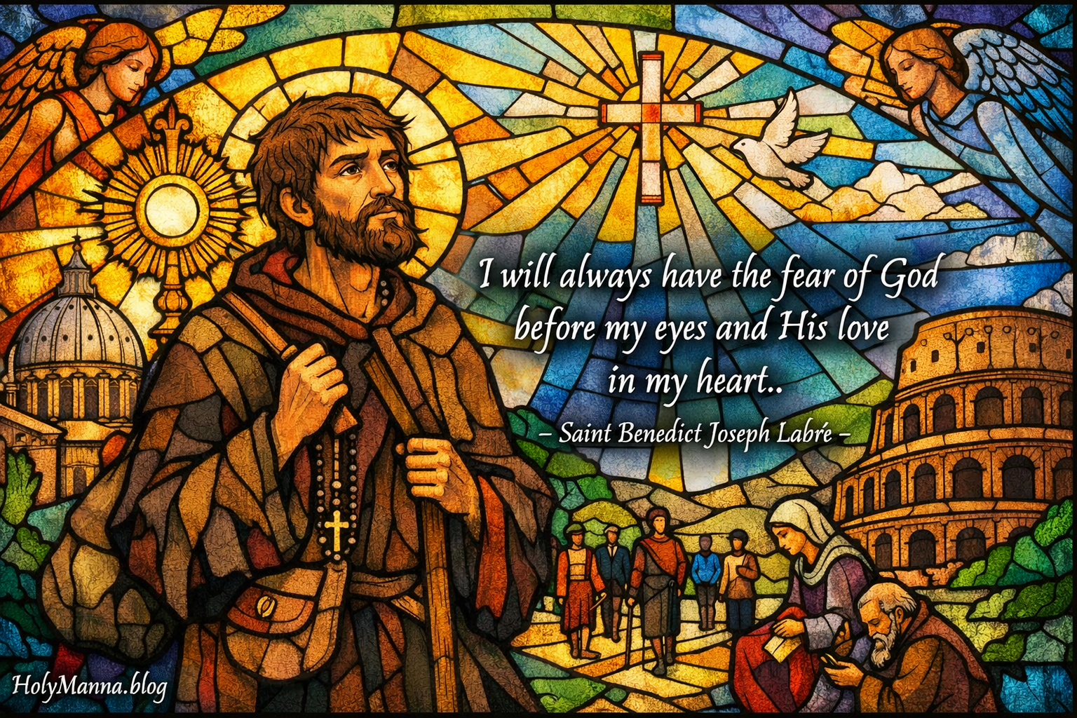 April 16th – Saint of the Day: Saint Benedict Joseph Labré,&nbsp;Pilgrim