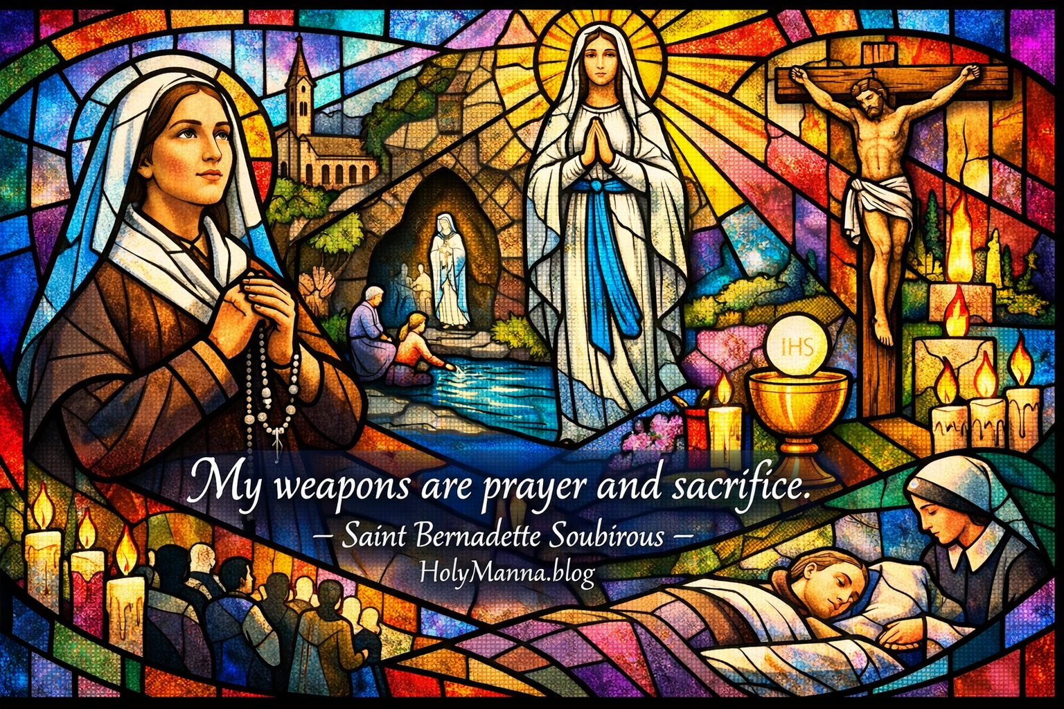 April 16th – Saint of the Day: Saint Bernadette Soubirous, Religious Sister & Visionary of&nbsp;Lourdes